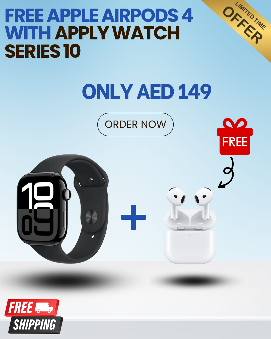 Apple Watch Series 10 With Free Apple Airpods 4